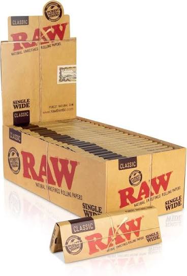 Raw classic single wide rolling paper  1