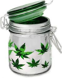 Jar  Green Leaf