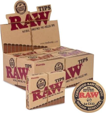Product image RAW PreRolled Tips 21 Pack  Slim 1