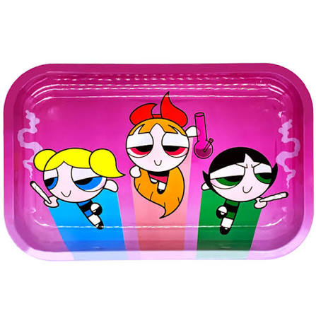 Product image Small Metal Rolling Tray  One Love 1